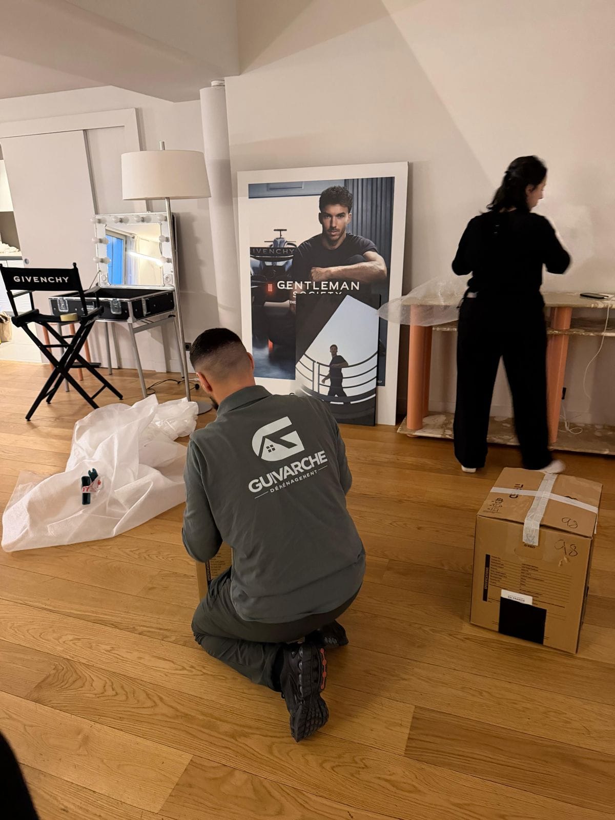 Emballage sur place